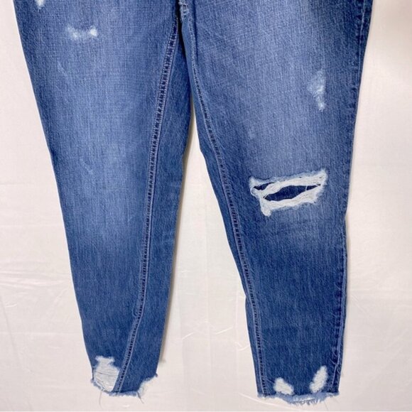 KanCan Med Wash High Rise Distressed Skinny Jeans 27 - Picture 11 of 14